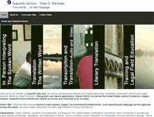 Tablet Screenshot of linguisticworld.com